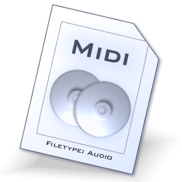 File Types Midi Icon 256x256 png